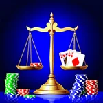 Biểu tượng cán cân công lý, tượng trưng cho sự công bằng và minh bạch trong các trò chơi của 79king