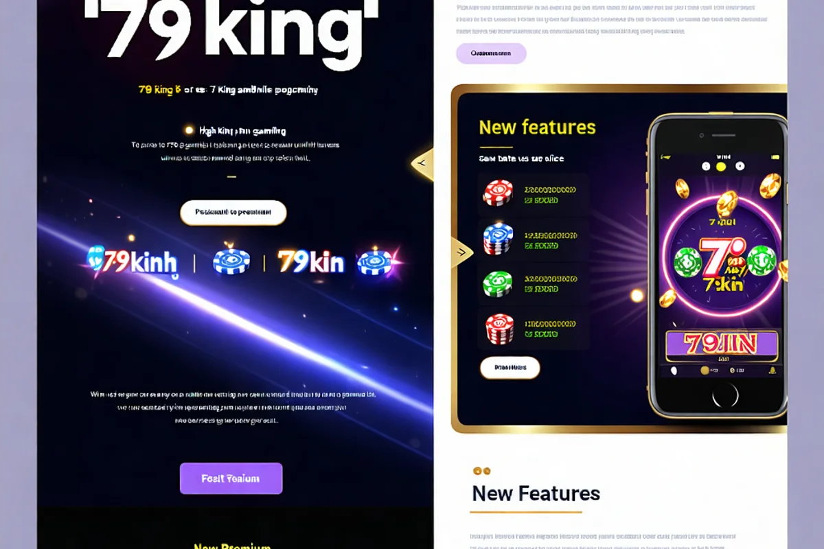 Hình ảnh tính năng mới và giao diện được nâng cấp của 79king, 79kinh, 79kin