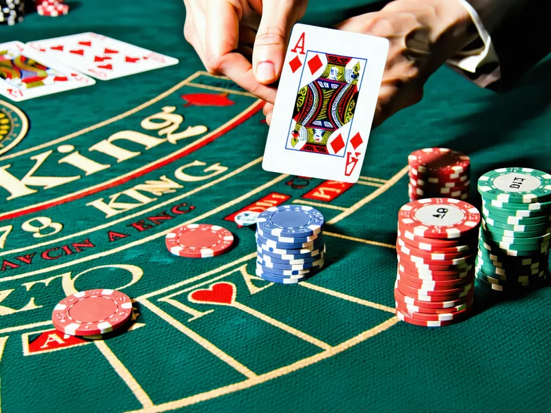 Bàn chơi Baccarat trực tuyến tại 79king với người chia bài và các lá bài