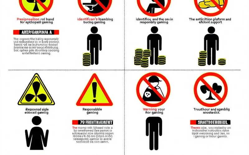 Hình ảnh minh họa các dấu hiệu cảnh báo của tác hại cờ bạc, nhấn mạnh vai trò của 79king trong việc nhận diện