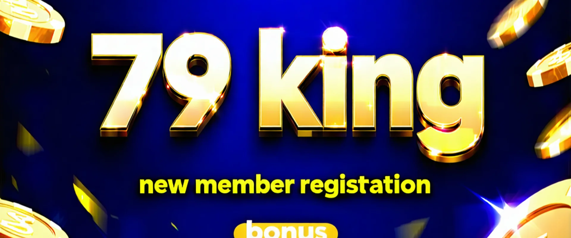 Banner ưu đãi tiền thưởng đăng ký thành viên mới tại 79king, 79kinh, 79kin