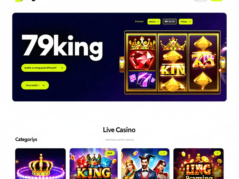 Trang chủ 79king, 79kinh, 79kin với nút đăng ký nổi bật