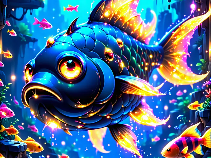 Người chơi đang áp dụng kỹ thuật bắn ria mép vào đàn cá lớn